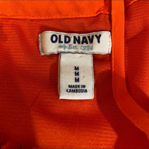 Neon orange high low maxi - Picture 3 of 4